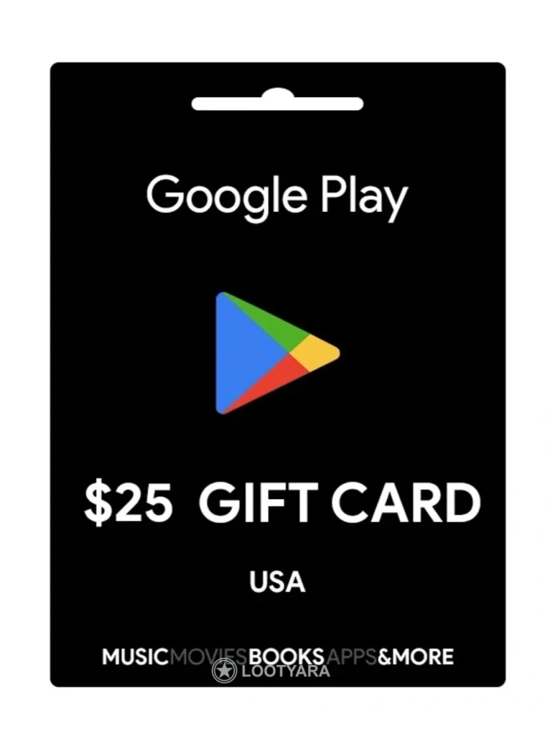 Подарочная карта Google Play 25$