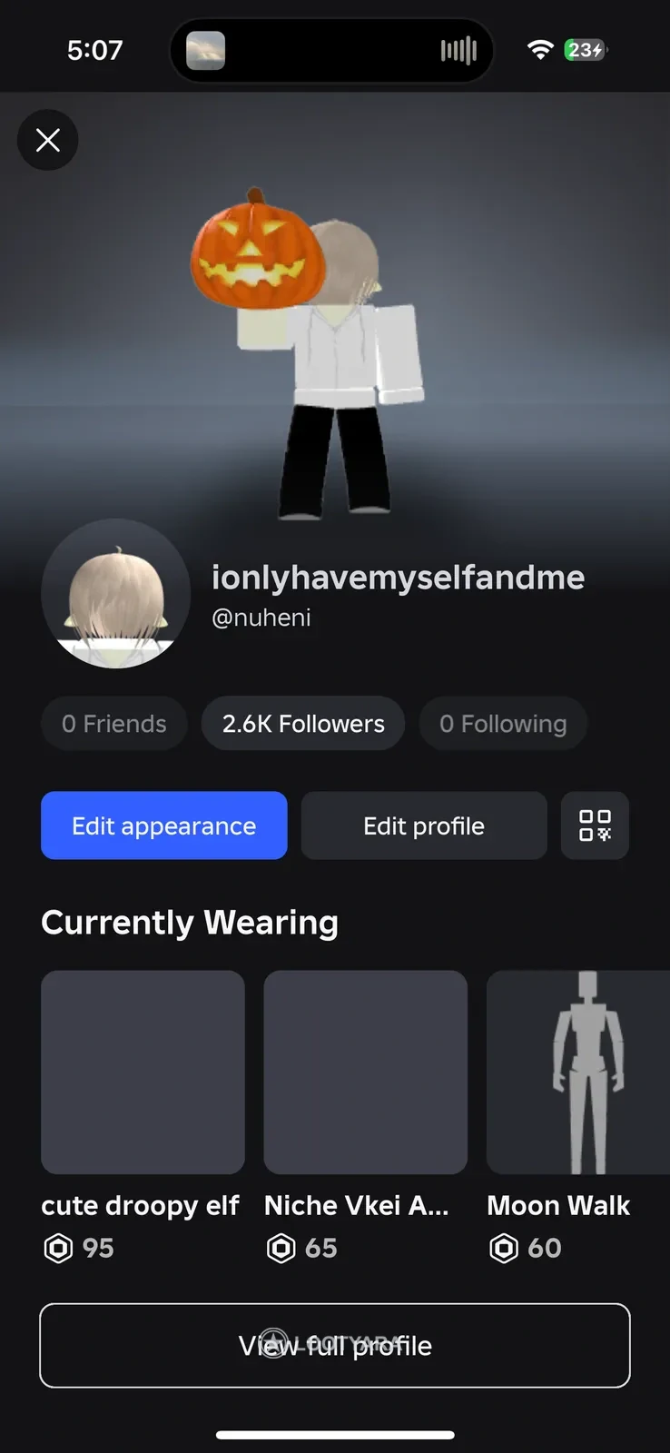 Headless Horseman Account / Аккаунт с Хедлесс