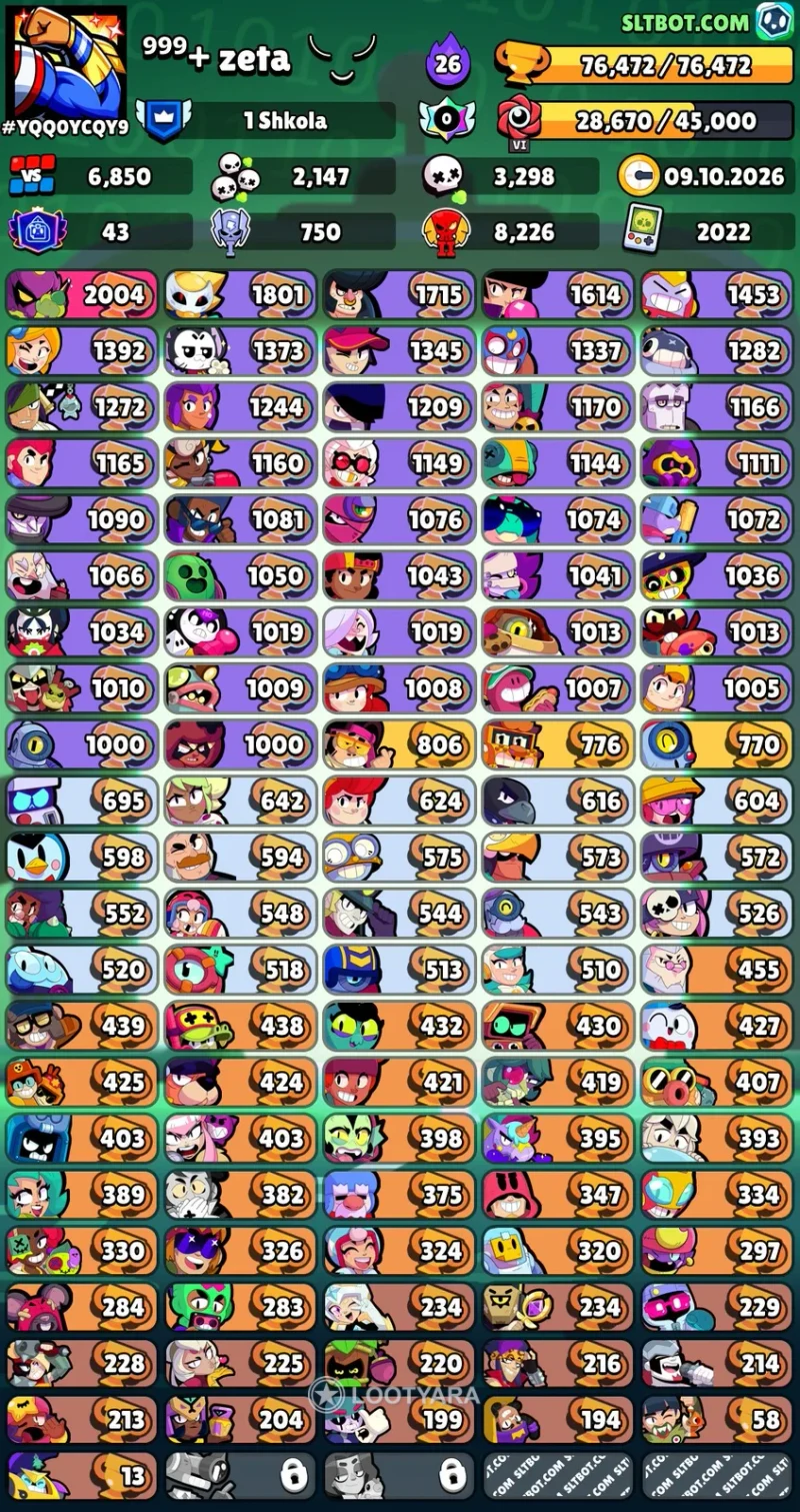 Brawl stars 76472 кубок 43 прайм