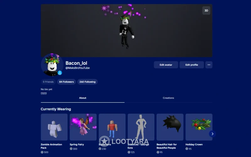 Roblox total 80-90k robux