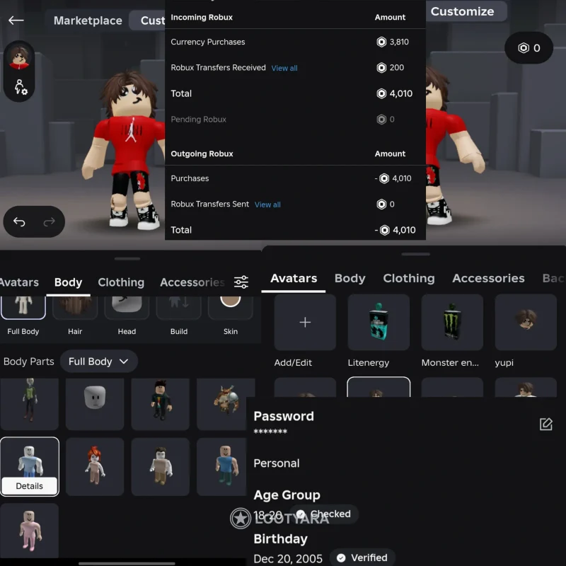 Roblox аккаунт с войс