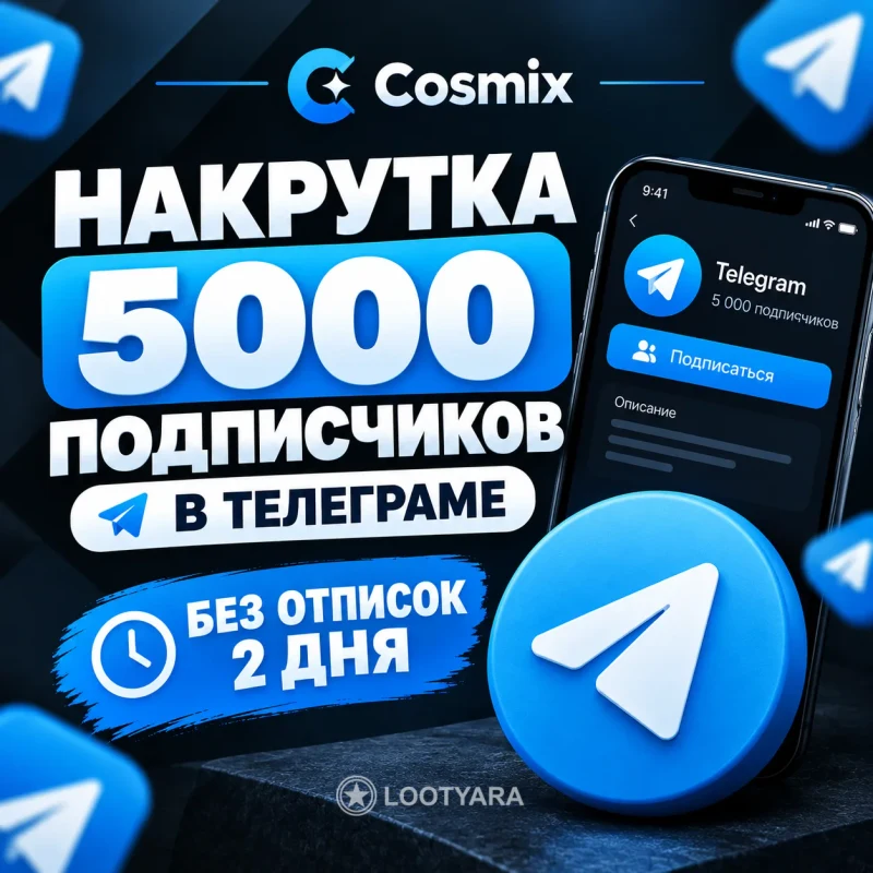 Накрутка 5000 подписчиков без отписки 2 дня