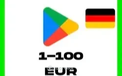 Подарочная карта google play Германия на 1 евро