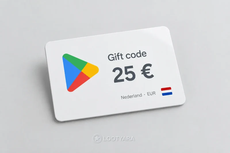 EUR 25 Google Play gift code