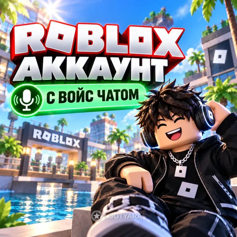 Аккаунт Roblox c войс чатом
