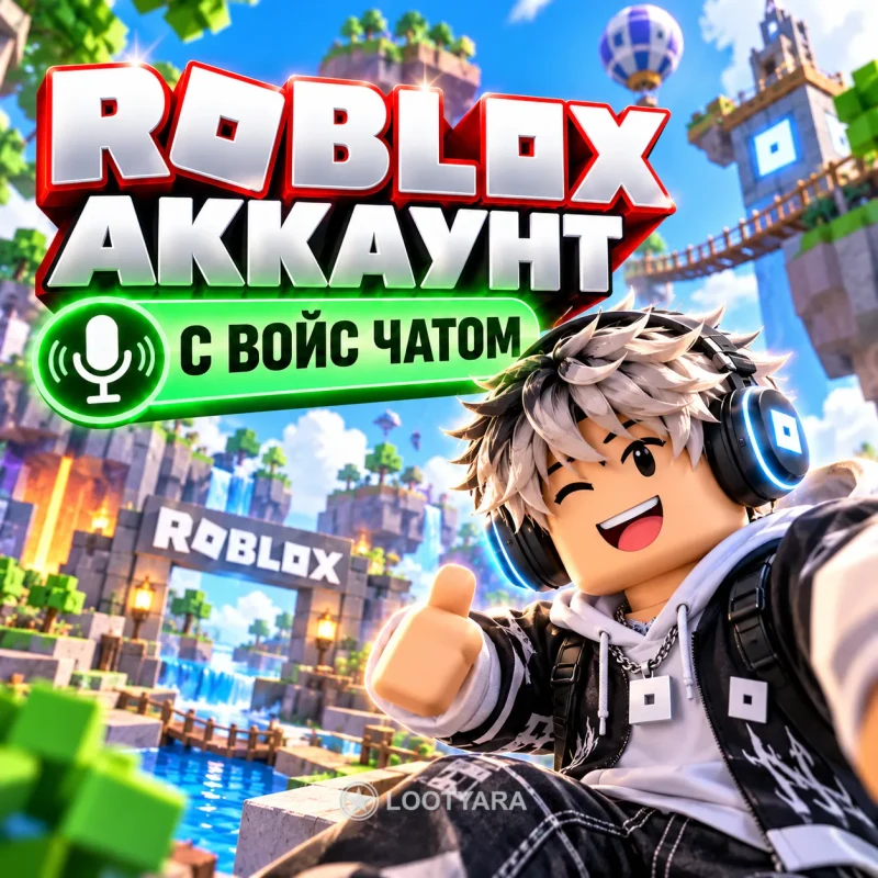 Аккаунт Roblox c войс чатом