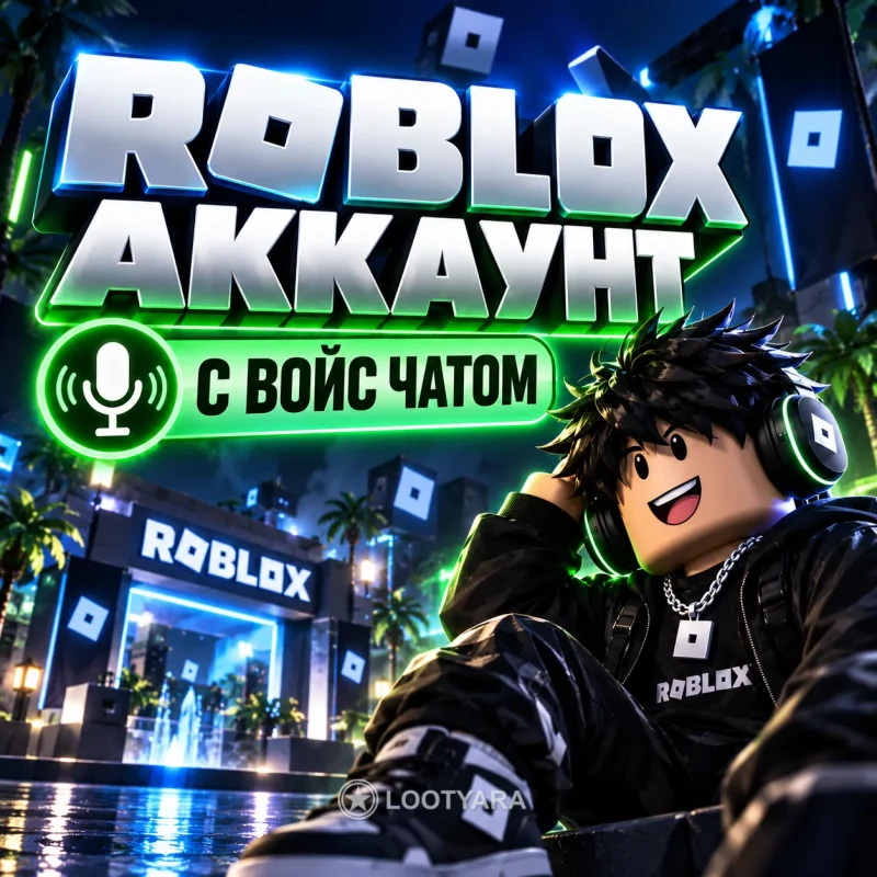 Аккаунт Roblox c войс чатом