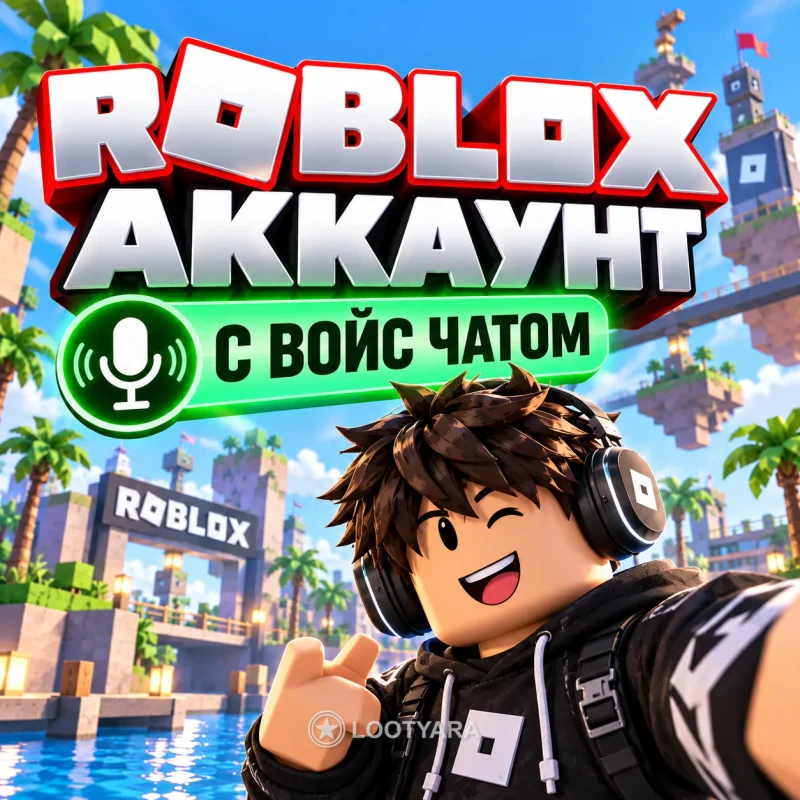 Аккаунт Roblox c войс чатом